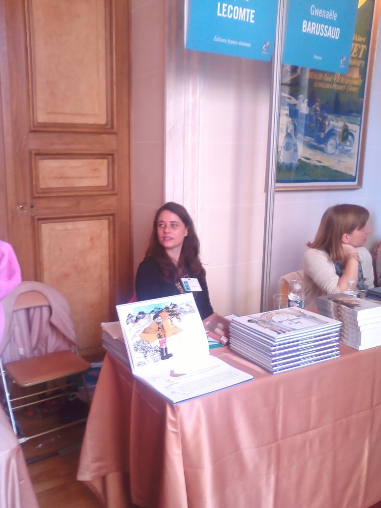 8 mars, Salon du roman historique de Levallois, Sophie Lecomte